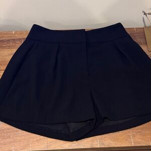 Express Black High-Waist Tailored Shorts